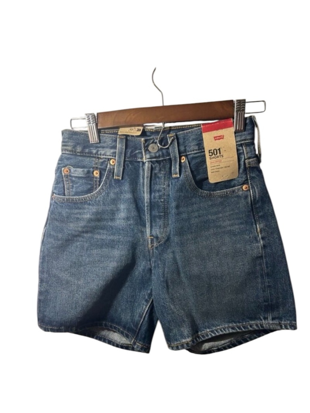 Levi's 501 High-Rise Medium Blue Women's Jean Shorts